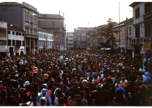 CARTOLINE carnevale mestre 1983
